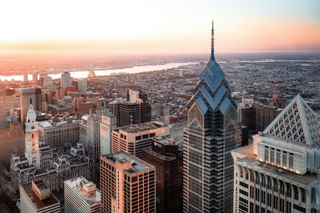 Filadelfia y región amish en el día desde nyc nymyway