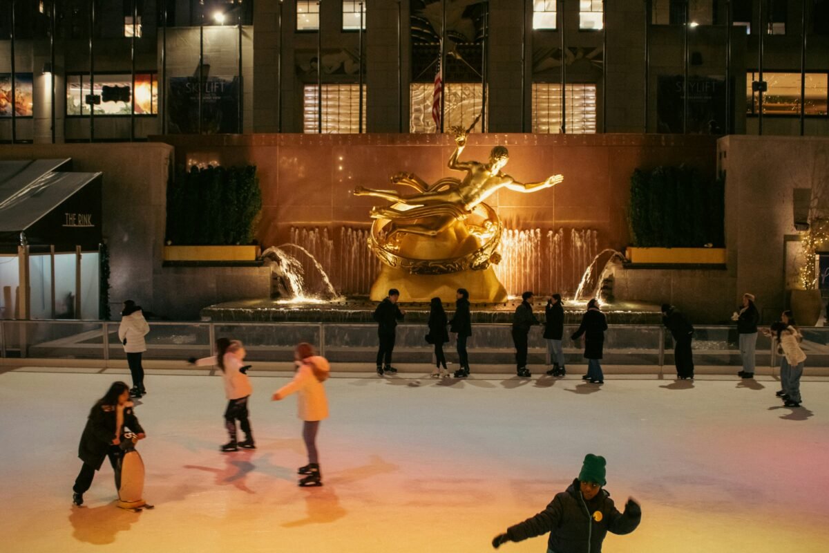 pista de hielo rockefeller center nymyway