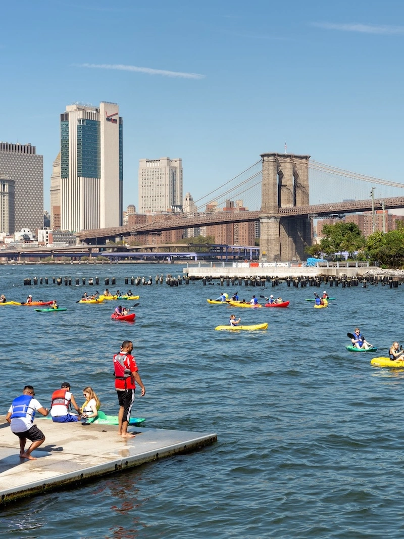kayak gratis brooklyn bridge park