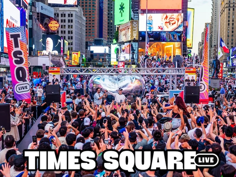 conciertos gratis en times square